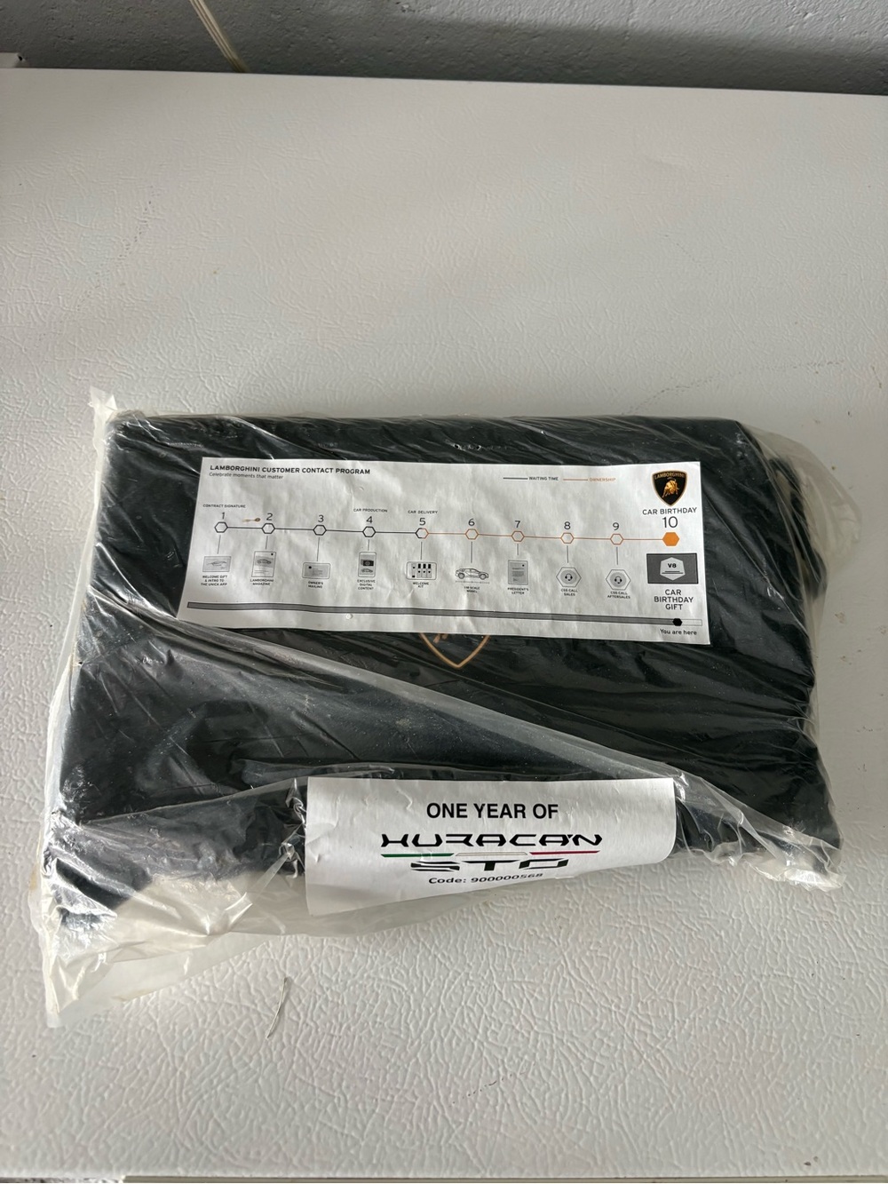 OEM Lamborghini Huracan STO Owner Plate Plaque "One Year Of Huracan STO"